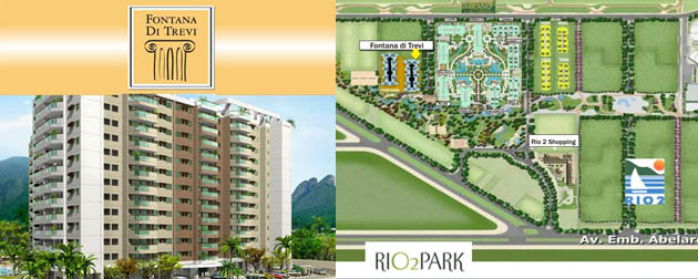 Fontana di Trevi Rio 2 - Apartamentos 3 quartos à venda no Condomínio Rio 2 Park, Barra da Tijuca, Rio de Janeiro - RJ Apartamentos 3 quartos à venda no Condomínio Rio 2 Park, Barra da Tijuca, Rio de Janeiro - RJ