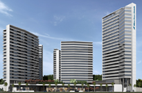 Nexus Hotel e Residences Macaé Hotel com Centro de Convenções à venda em Macaé, Apart-Hotel e Lojas. Um grande complexo com Área de Lazer e Estacionamento prório.